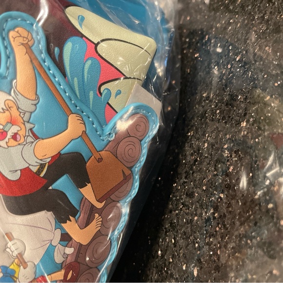 Loungefly Disney Pinocchio Whale and Raft Monstro Mini Backpack Brand New - Picture 3 of 12